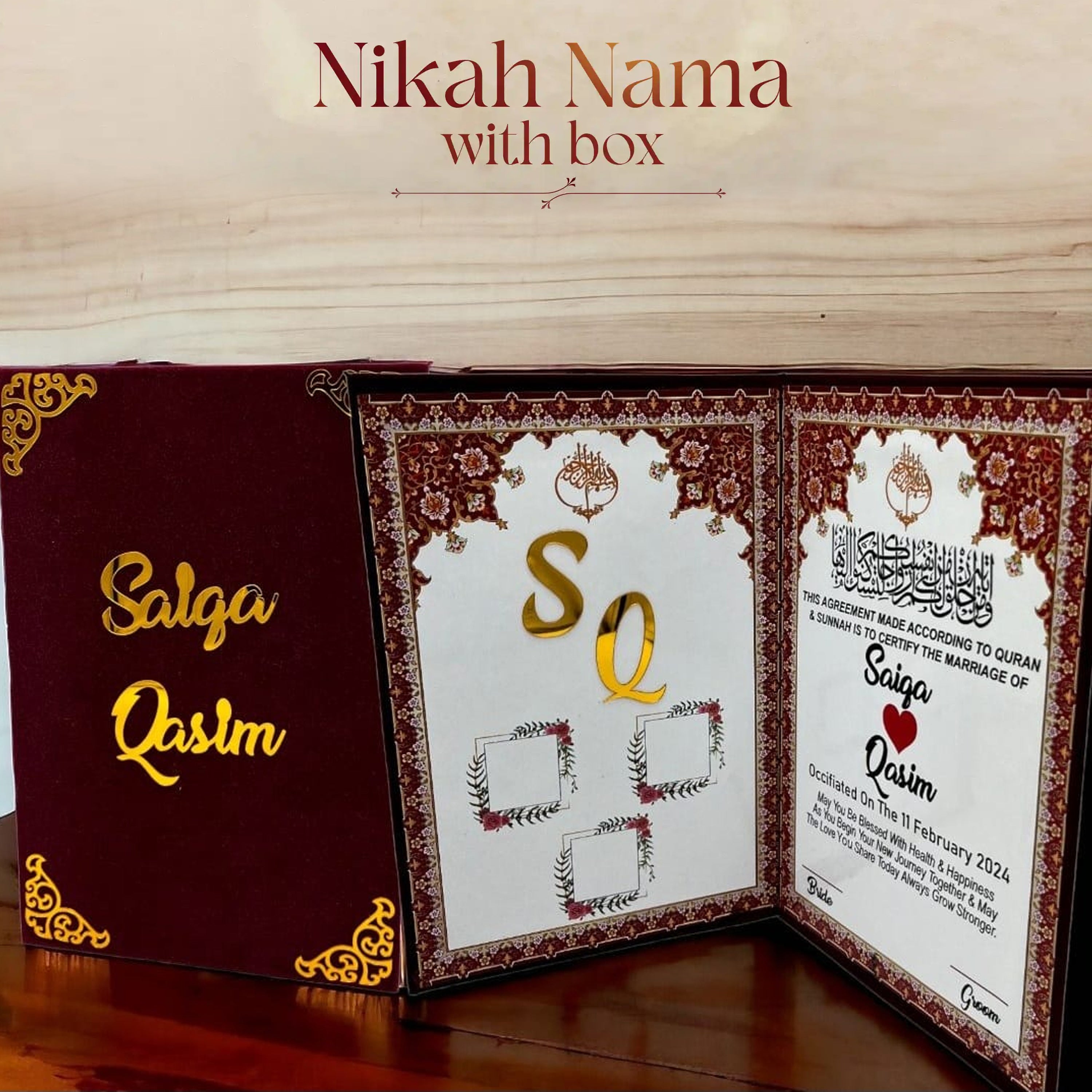 frame 1 nikkah nama