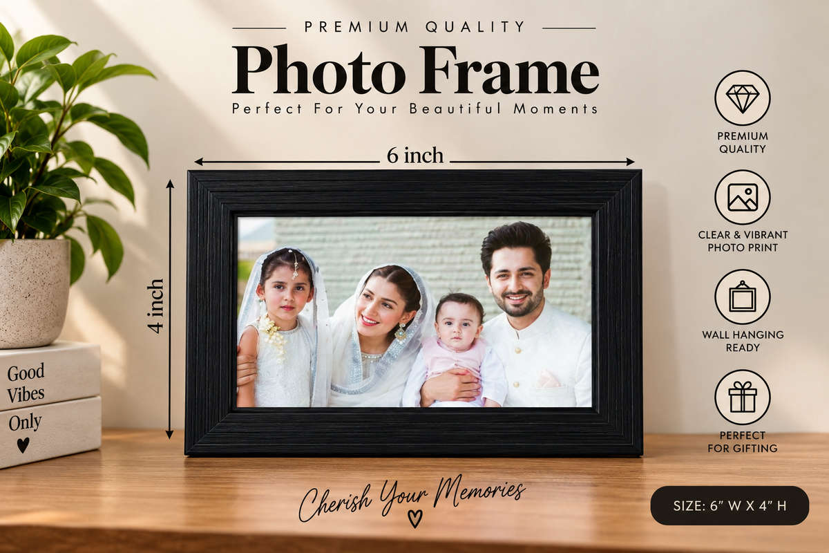 Custom Photo Frame – 6 x 4 Inch